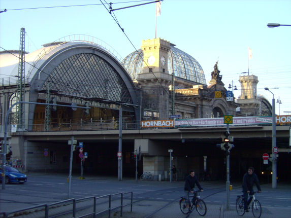 Der Dresdner Haupbahnhof