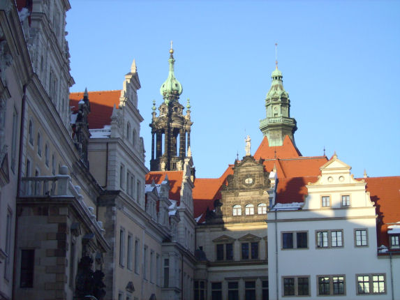 Dresdner Schloßansicht